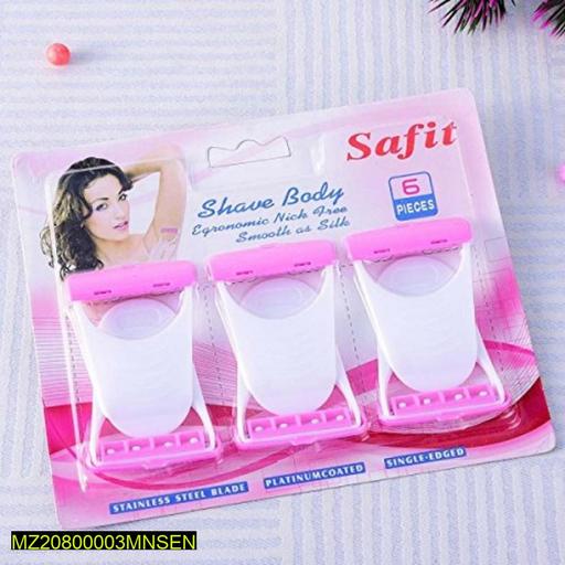 Safit Women Razor Blade Hair Remover (Pack Of 6)