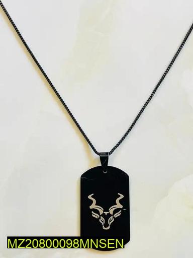 1 Pc Stainless Steel Markhor Design Men's Pendant