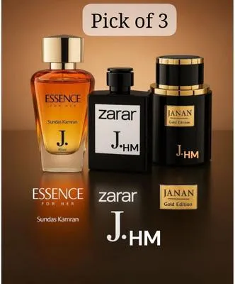 Pack of 3 Perfume - Janan Zarar Essence