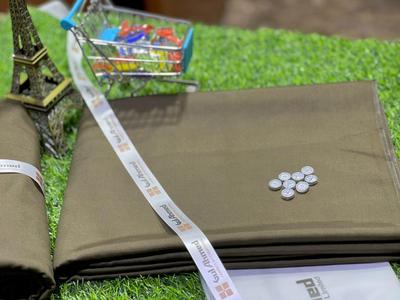 Men's Unstitched Wash And Wear Plain Suit