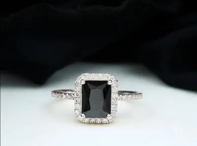 Charm Silver Plated Zircon Adjustable Ring