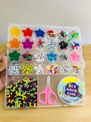 Modern Design Acrylic Plated Beads DIY Jewellery Beads