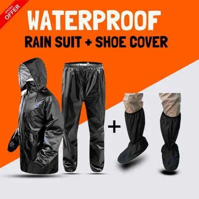 High-Quality Parachute Rainsuit – 1 Pc Weather-Resistant Protection