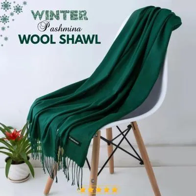 Women's Cashmere Plain Shawl