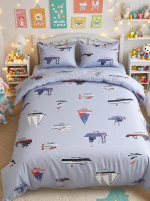 2 Pcs Kids Bedsheet