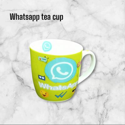 Whatsapp Printed Tea Cup