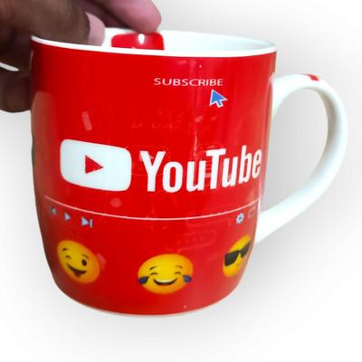 Youtube Printed Tea Cup