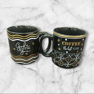 Beautiful Printed Ceramic Printed Mug- Pack Of 2