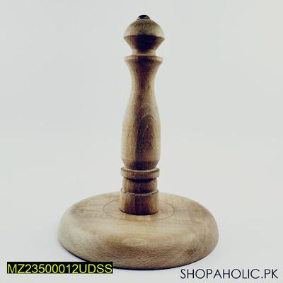 Large Wooden Tissue Stand