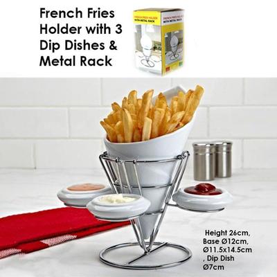 French Fry Basket Holder
