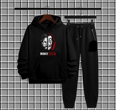 Men's Fleece Hoodie Track Suit - 2 Pcs in Graphic Sublimation, Perfect for Comfort and Style