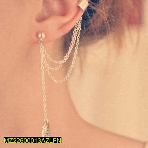 Golden Leaf Earcuffs Earring