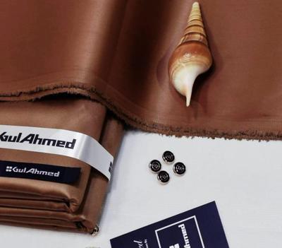 Men's Unstitched Satin Silk Plain Suit