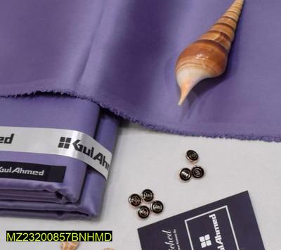 Men's Unstitched Satin Silk Plain Suit