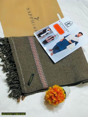 1 Pc Men's Velvet Plain Shawl