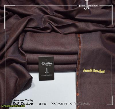 Men's Unstitched Wash And Wear Plain Suit