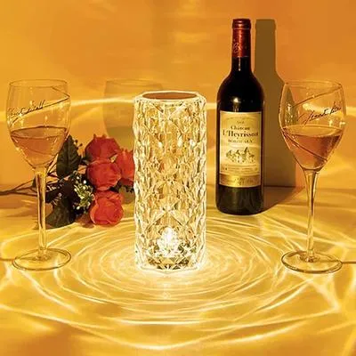 Crystal LED Table Lamp with 16 Colors Remote Control thumbnail 7