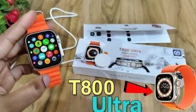 T800 Ultra Smart Watch Ocean Strap Wireless Charging thumbnail 1