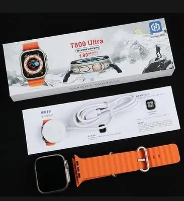 T800 Ultra Smart Watch Ocean Strap Wireless Charging thumbnail 4