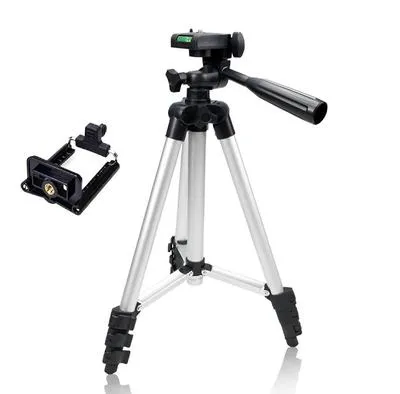 3110 Foldable Tripod Stand for Mobile & DSLR Camera thumbnail 2