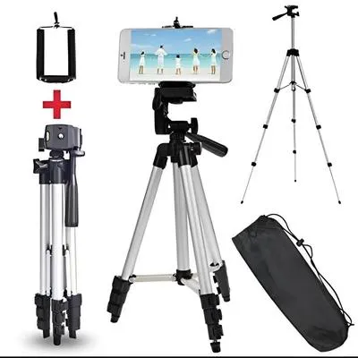 3110 Foldable Tripod Stand for Mobile & DSLR Camera thumbnail 3