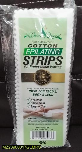Derma Queen Wax Strips, Cotton