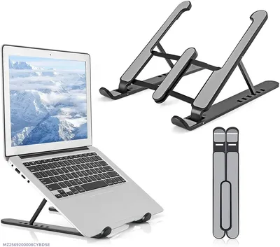 Adjustable Laptop Stand – Creative Folding Portable Storage Bracket for Desk & Office thumbnail 3