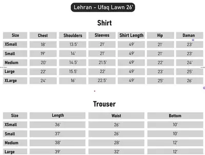 Lehran - U4A Women's Embroidered Stitched Suit - Premium Lawn 3 Pcs thumbnail 10