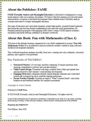 Fun with Mathematics Class 1 thumbnail 2