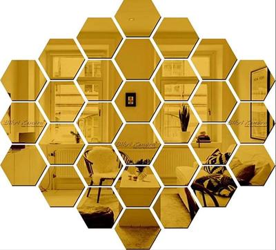 Acrylic Hexa, Golden