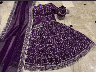 3 Pcs Women's Stitched Shamoz Silk Embroidered Maxi Suit thumbnail 2