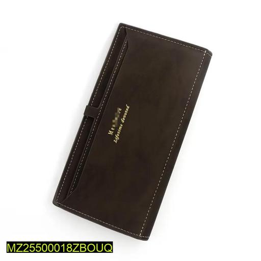 Men Spacious Leather Wallet