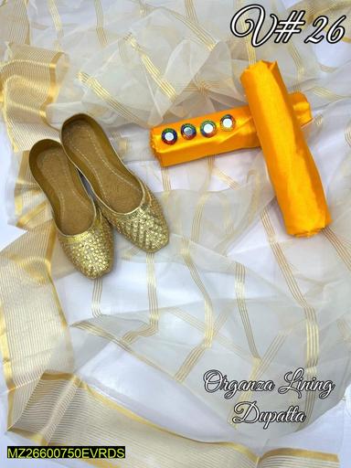 3 Pcs Women Unstitched Kataan Silk Suit