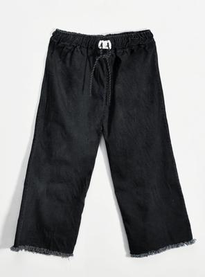 Stylish Black Denim Jeans - 1 Pc, Plain Design for All Occasions