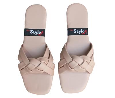 Women's Braided Flats - Ivory