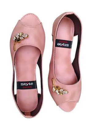 Women's Synthetic Leather Semi-Formal Sandals