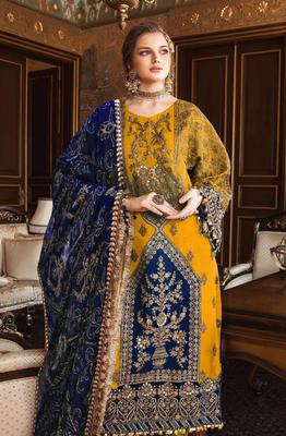 3 Pcs Women's Unstitched Viscose Plain Suit