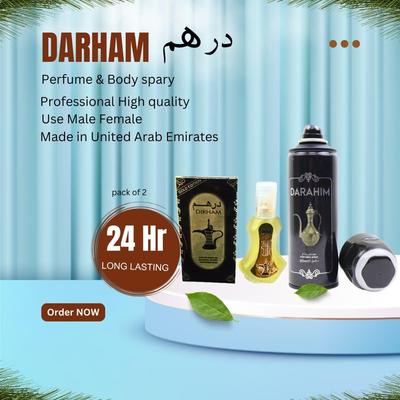 Long Lasting Unisex Perfume And Body Spray, Pack Of 2