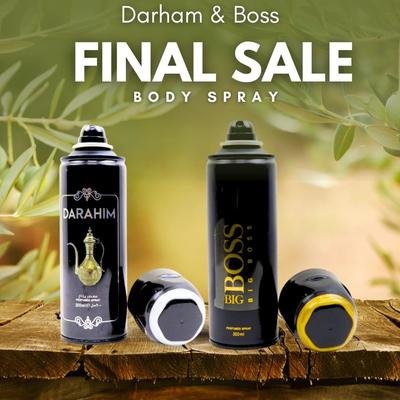 Long Lasting Unisex Body Spray, Pack Of 2