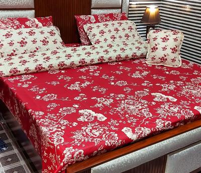 7 Pcs Danier Printed Double Bed Comforter Set