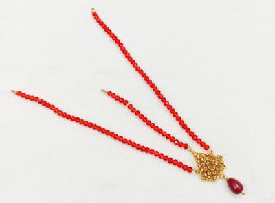 Beautiful 1 Pc Beads Matha Patti For Women