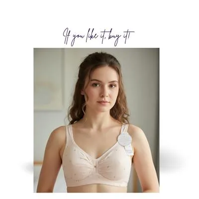 Cotton Printed Comfortable And Lightweight Full Cup Bra