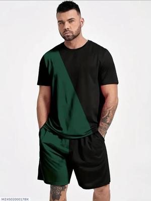 Men's Black Polyester Plain Track Suit thumbnail 5