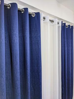 3 Pcs Net Plain Curtain
