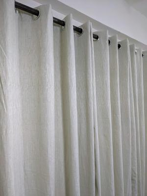 1 Pc Jacquard Plain Curtain