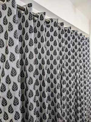 1 Pc Leather Printed Curtain