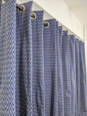 1 Pc Leather Printed Curtain