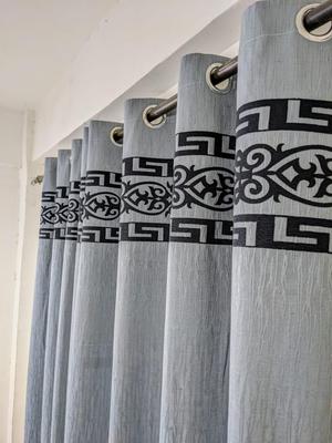 1 Pc Jacquard Self Motif Curtain