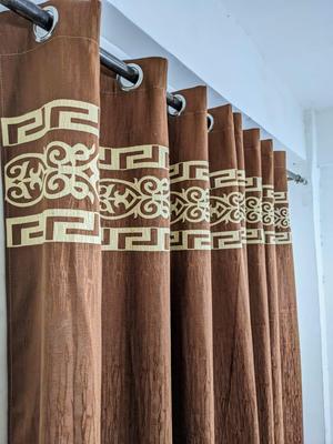 1 Pc Jacquard Self Motif Curtain