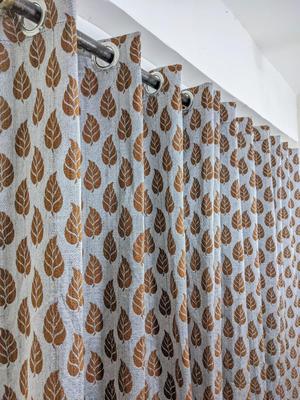 1 Pc Leather Double Sided Printed Curtain